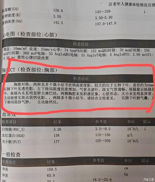 两肺见多个微小结节状稍高密度影?严重吗?