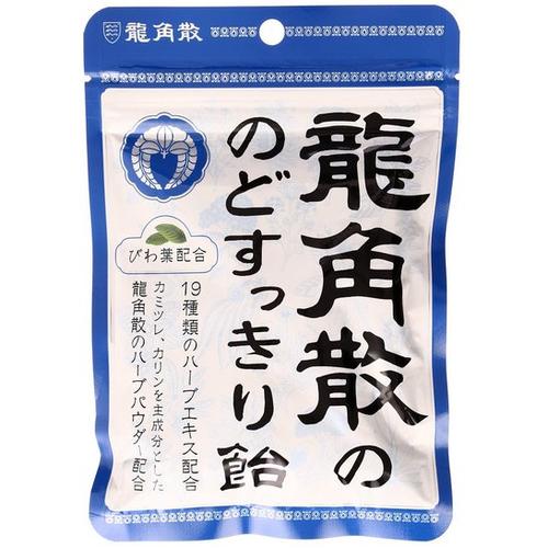 日本老牌糖果龙角散喉糖川贝枇杷口味100g 特价324日元(约￥17,不含