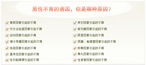 男性不育是什么原因导致的